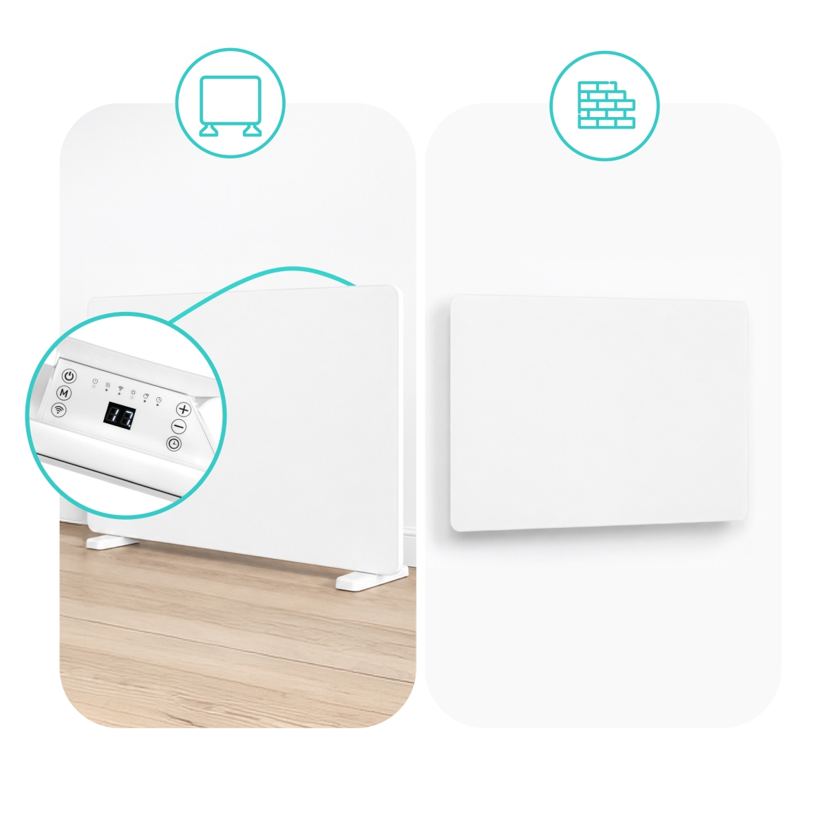 Elektryczny grzejnik szklany Thermeco Glasso 20 z WiFi - obrazek 10