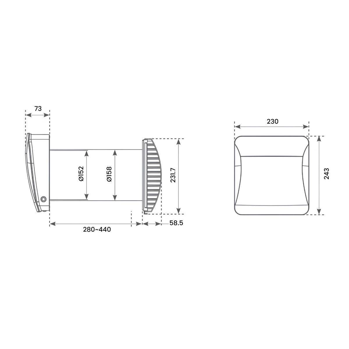 Rekuperator decentralny AIR VENT FLOW - obrazek 15