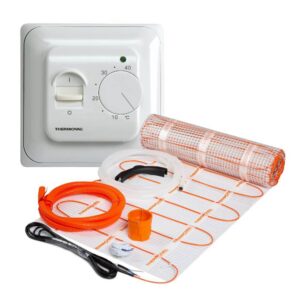 Zestaw ogrzewania podłogowego 8m2 + regulator manualny TVM05