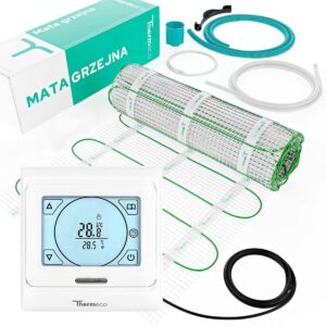 Mata grzewcza ECO zestaw pod płytki + termostat H16