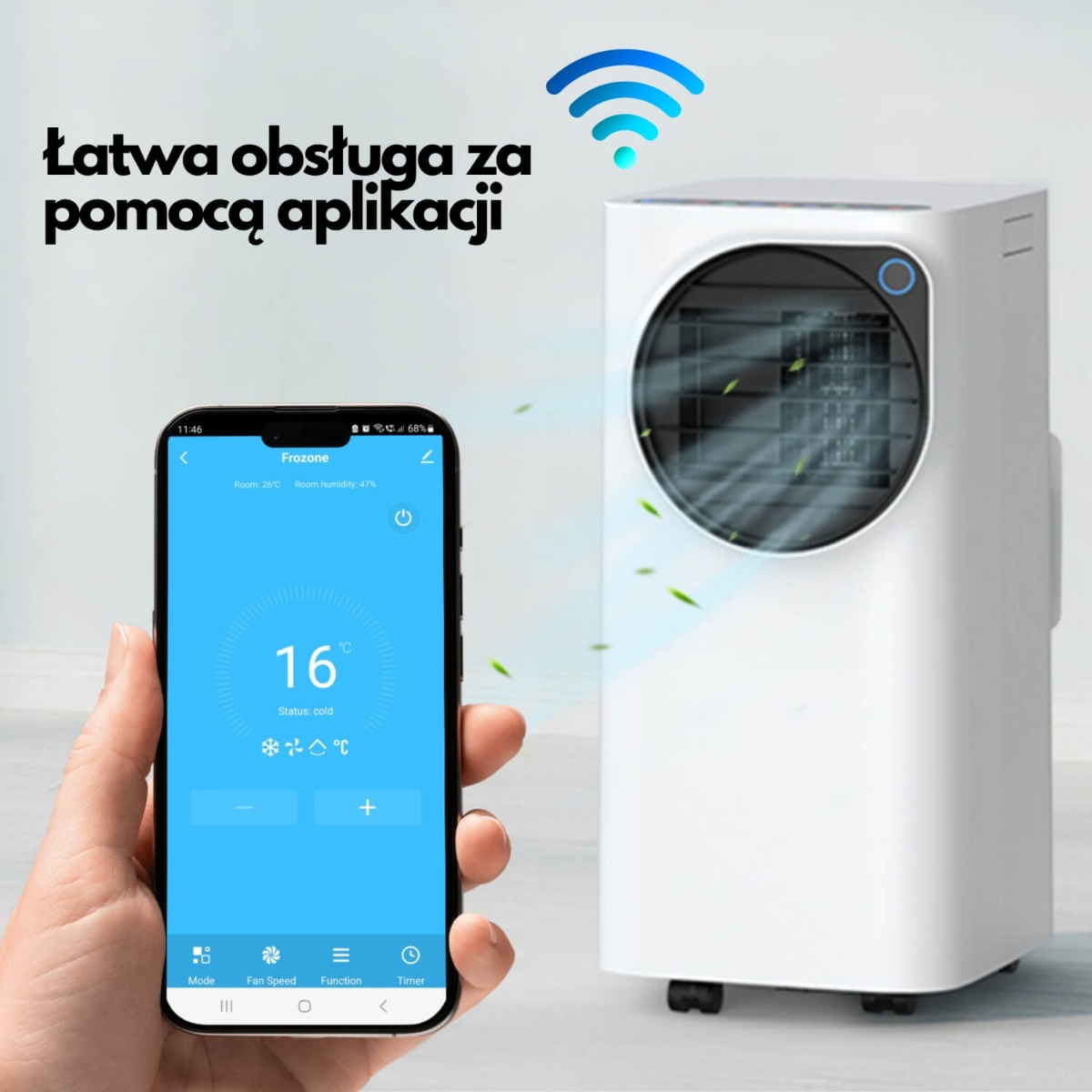 Klimatyzator przenośny Thermeco Frozone z Wi-Fi - obrazek 12