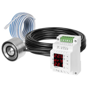 Komplet regulator temperatury TH200 i czujnik GRUNTOWY, wilgotności i temperatury
