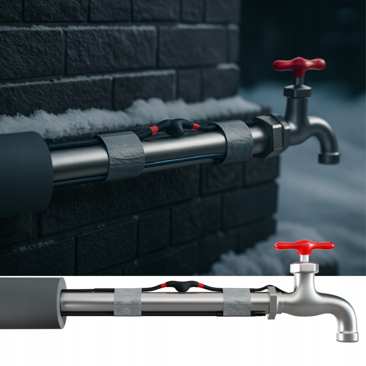 Przewód grzejny Thermtec 17 W/m do ochrony rur dł. 12 m - obrazek 3