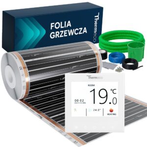 Folia grzewcza 6m2 (150W/m2) + regulator H21 WiFi