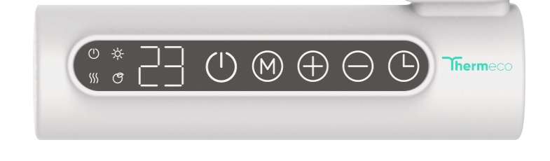 Elektryczny grzejnik łazienkowy - Thermeco Avanta (750 W) - obrazek 3
