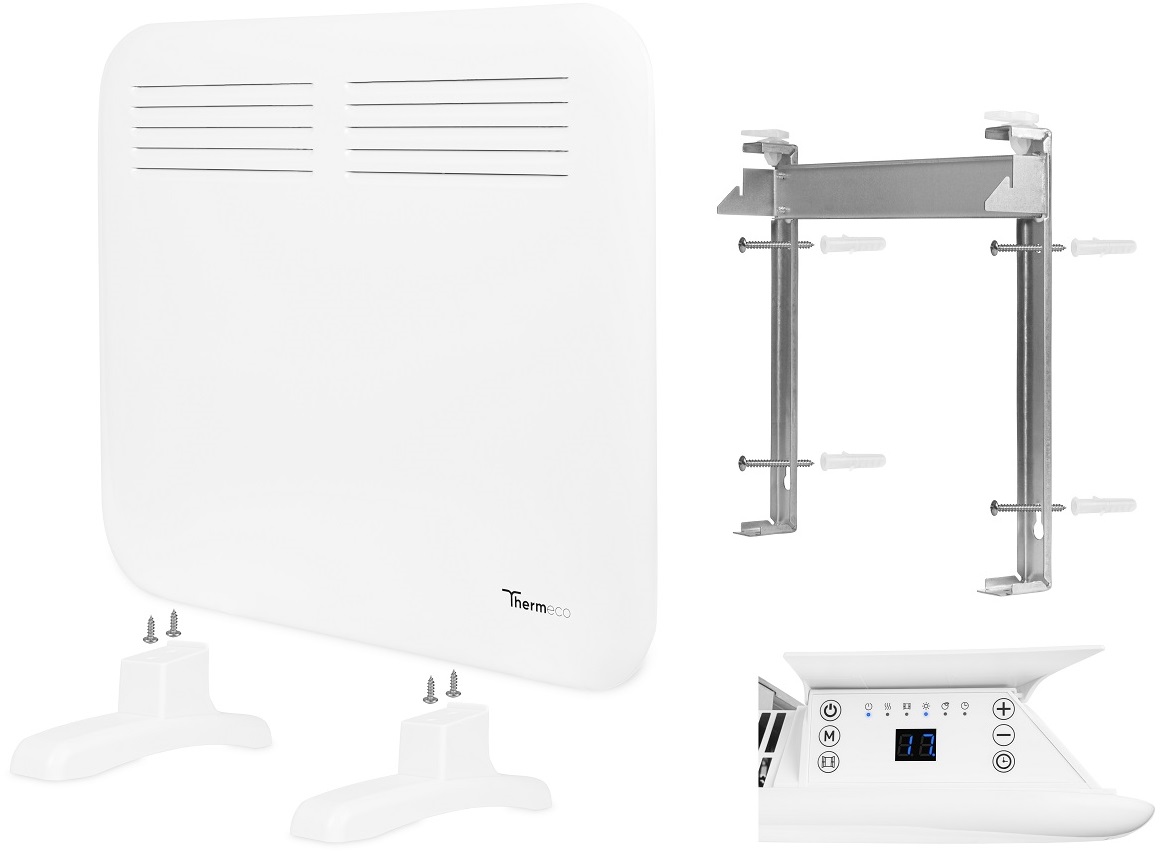 Elektryczny grzejnik ścienny Thermeco Simpla 10+ WiFi - obrazek 3