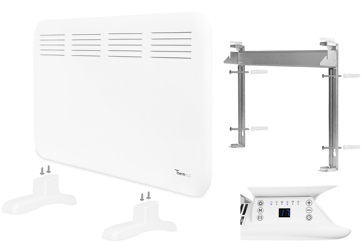 Elektryczny grzejnik ścienny Thermeco Simpla 20+ WiFi - obrazek 3