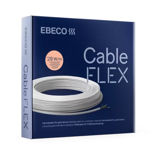 Kabel grzewczy Cableflex 20W/m, zasilanie jednostronne - 118mb / 2240 W