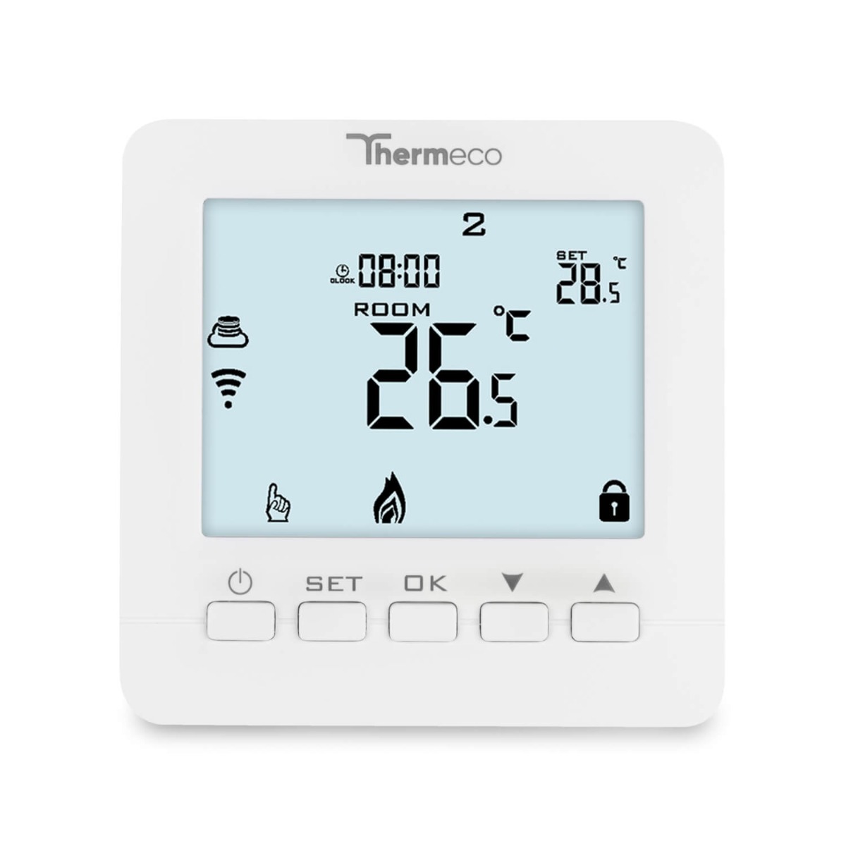 Zestaw ogrzewania podłogowego Thermeco 1,5m2 + regulator programowalny H8 - obrazek 5