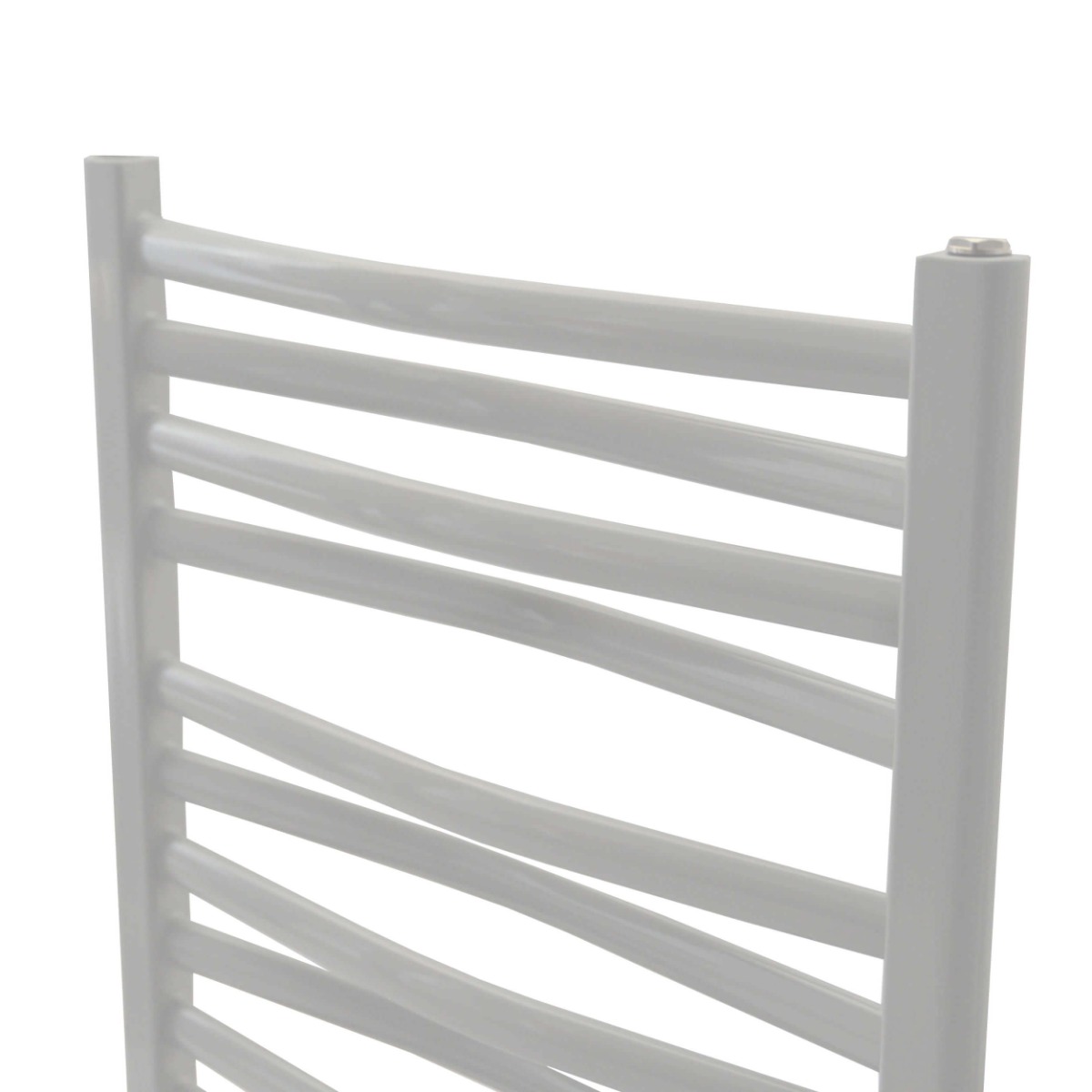 Grzejnik łazienkowy Łezka 3D 1580x440 mm - biały - obrazek 4