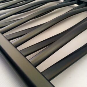 Grzejnik łazienkowy Łezka 3D 675x540 mm - czarny