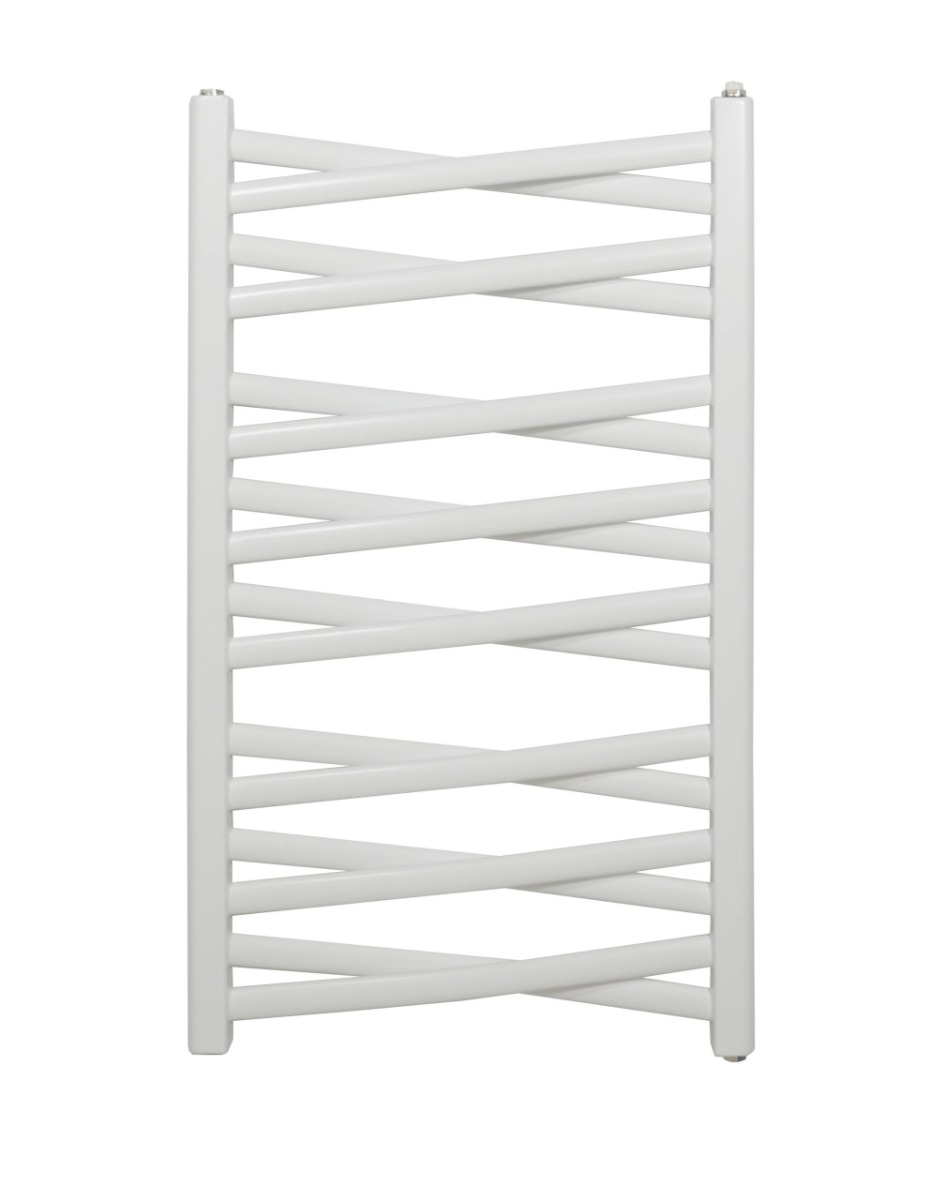 Grzejnik łazienkowy Łezka 3DX 910x540 mm - biały