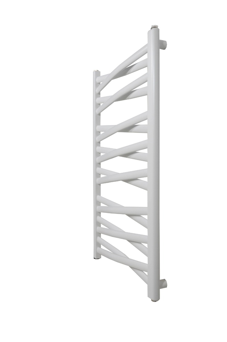 Grzejnik łazienkowy Łezka 3DX 910x540 mm - biały - obrazek 6