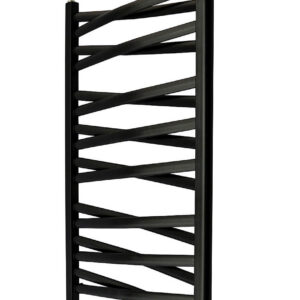 Grzejnik łazienkowy Łezka 3DX 1205x540 mm - czarny