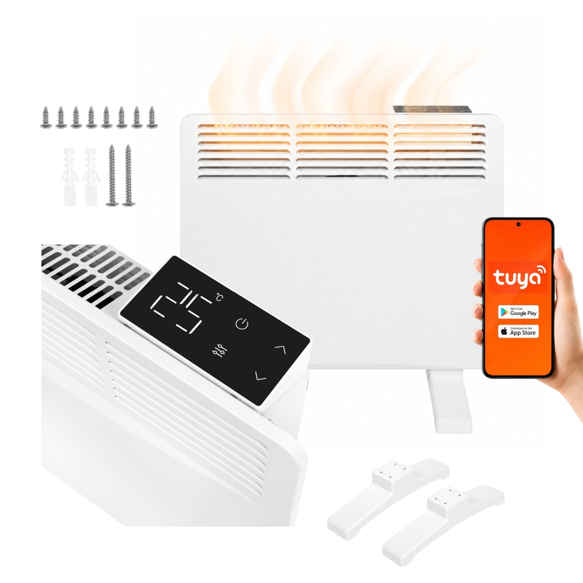 Elektryczny grzejnik konwektorowy NUO+ 05 500W - obrazek 11