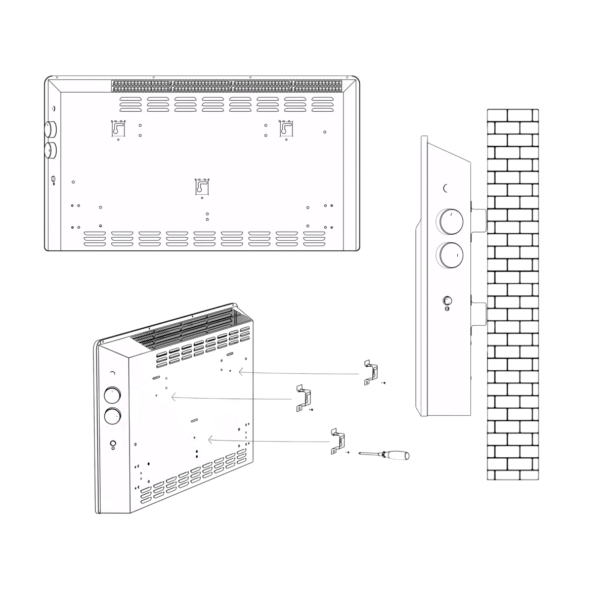 Elektryczny grzejnik konwektorowy NUO+ 05 500W - obrazek 4
