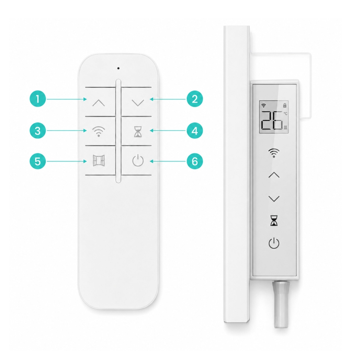 Promiennik ciepła Thermeco InfraSense 520W WiFi - obrazek 3