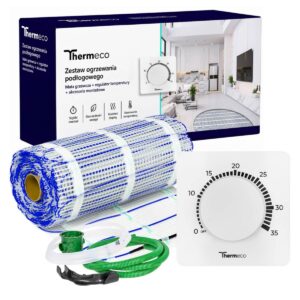 Zestaw ogrzewania podłogowego 1m2 + regulator manualny H3