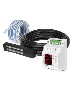 Komplet regulator temperatury TH200 i czujnik RYNNOWY, wilgotności i temperatury