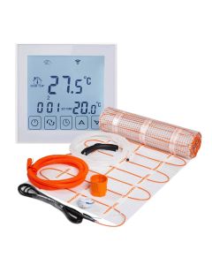 Zestaw ogrzewania podłogowego z regulatorem bezprzewodowym programowalnym Thermoval TVT31 WiFi