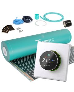 Zestaw folii grzewczej premium 11m2 (150W/m2) + regulator H20 WiFi-H20 Biały