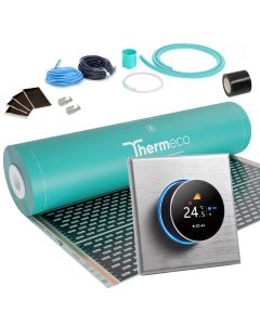 Zestaw folii grzewczej premium 15m2 (150W/m2) + regulator H20 WiFi-H20 Szary