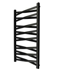 Grzejnik łazienkowy Łezka 3DX - REGNIS - czarny