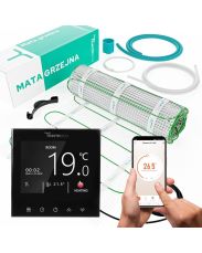 Energoszczędna mata grzewcza Thermeco + termostat Thermeco H21 z WiFi