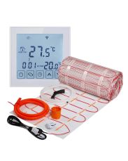 Zestaw ogrzewania podłogowego z regulatorem bezprzewodowym programowalnym Thermoval TVT31 WiFi