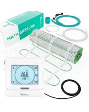Mata grzewcza ECO zestaw pod płytki + termostat H16