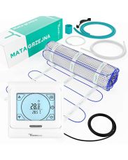 Mata grzewcza zestaw pod płytki + termostat H16