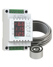Komplet regulator temperatury TH200 i czujnik GRUNTOWY, wilgotności i temperatury