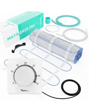 Zestaw ogrzewania podłogowego 1m2 + regulator manualny H3